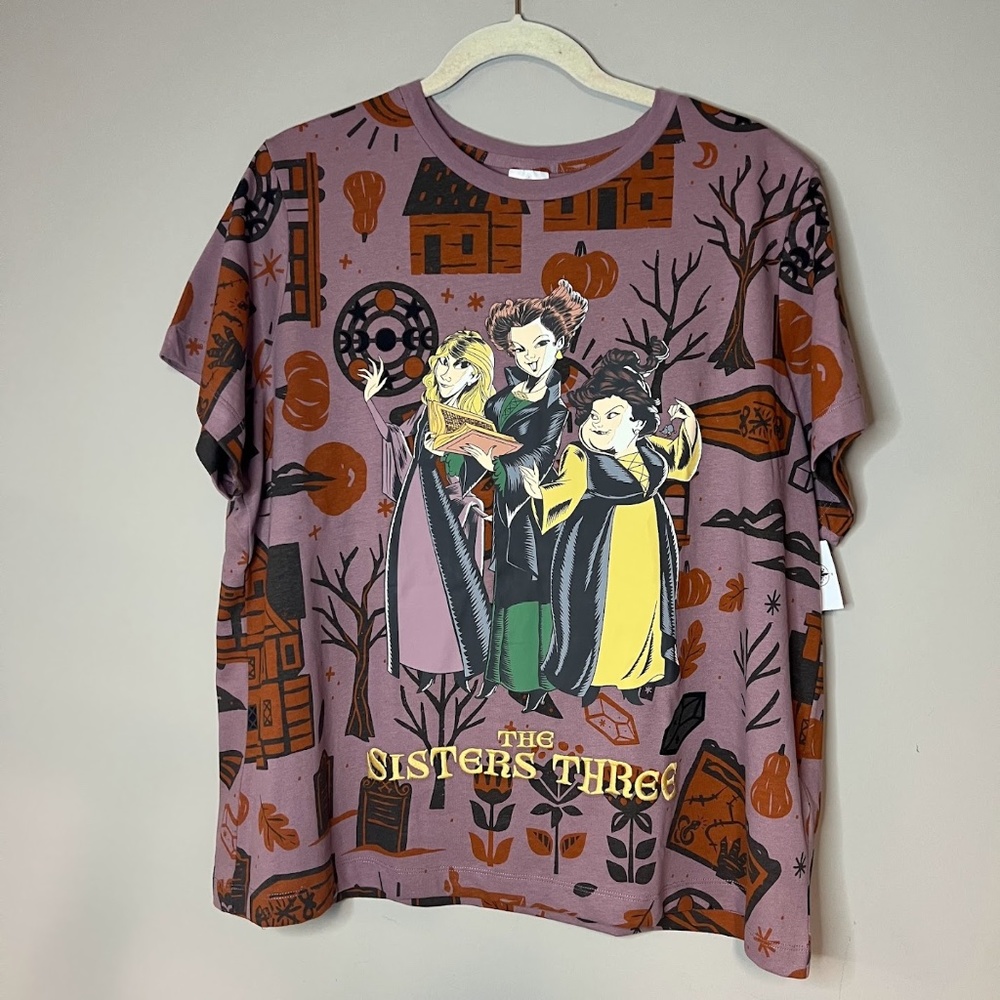 NWT 2023 Disney Parks Hocus Pocus Witches The Sisters Three T-Shirt